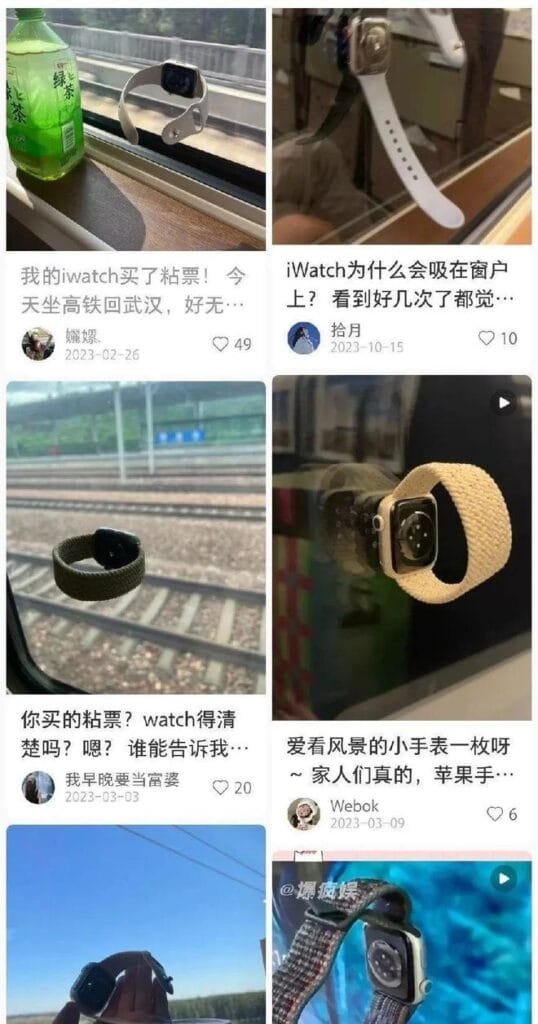 高铁车窗成苹果手表噩梦！