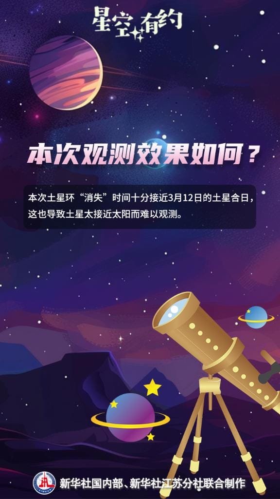 3月24日迎来土星环“消失”